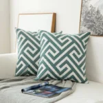 45-45cm-Lake-Green-Navy-Pillowcase-Cotton-Canvas-Embroidered-Geometric-Wool-Embroidered-Sofa-Pillowcase-Bedroom-Cushion-2